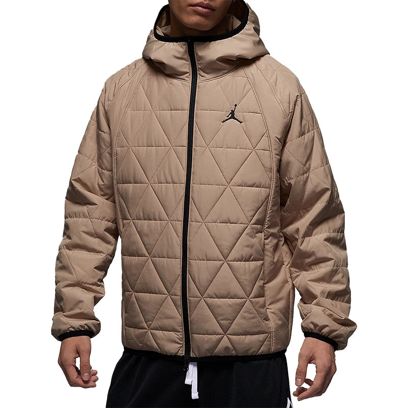 Nike official genuine Jordan winter new men's hooded warm cotton jacket FD2638-244