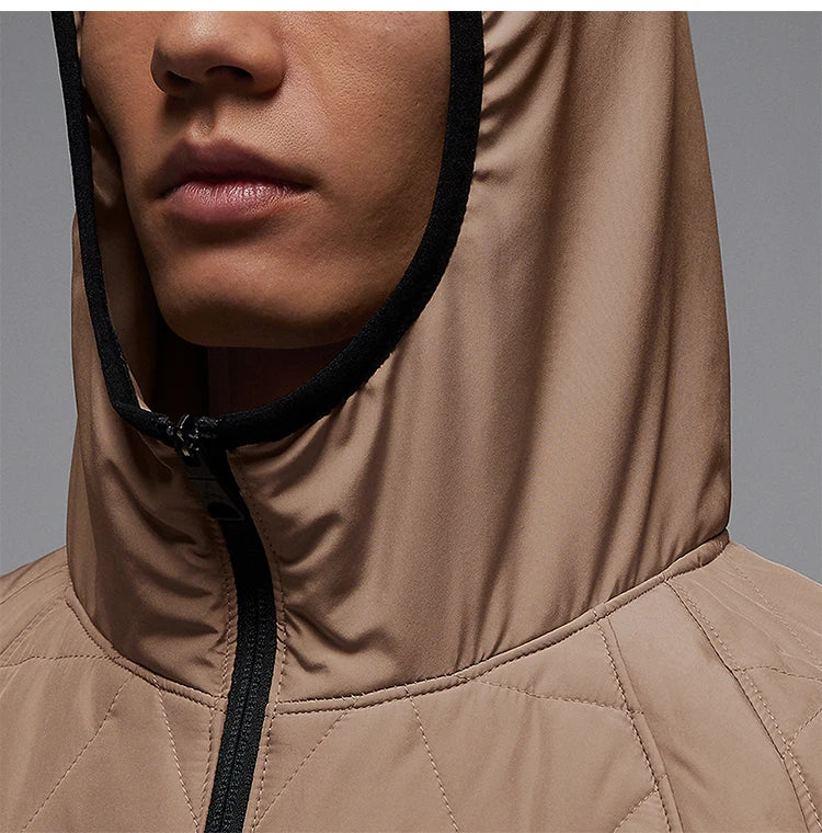 Nike official genuine Jordan winter new men's hooded warm cotton jacket FD2638-244