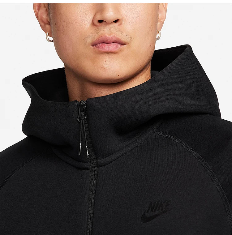 Nike Official Genuine Autumn New Men's Sports Hooded Knit Long Sleeve Jacket FB7922