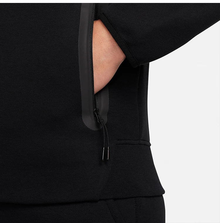 Nike Official Genuine Autumn New Men's Sports Hooded Knit Long Sleeve Jacket FB7922