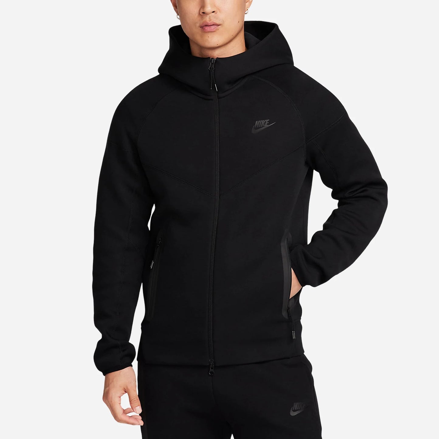 Nike Official Genuine Autumn New Men's Sports Hooded Knit Long Sleeve Jacket FB7922