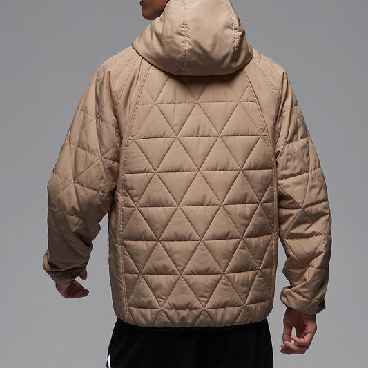 Nike official genuine Jordan winter new men's hooded warm cotton jacket FD2638-244