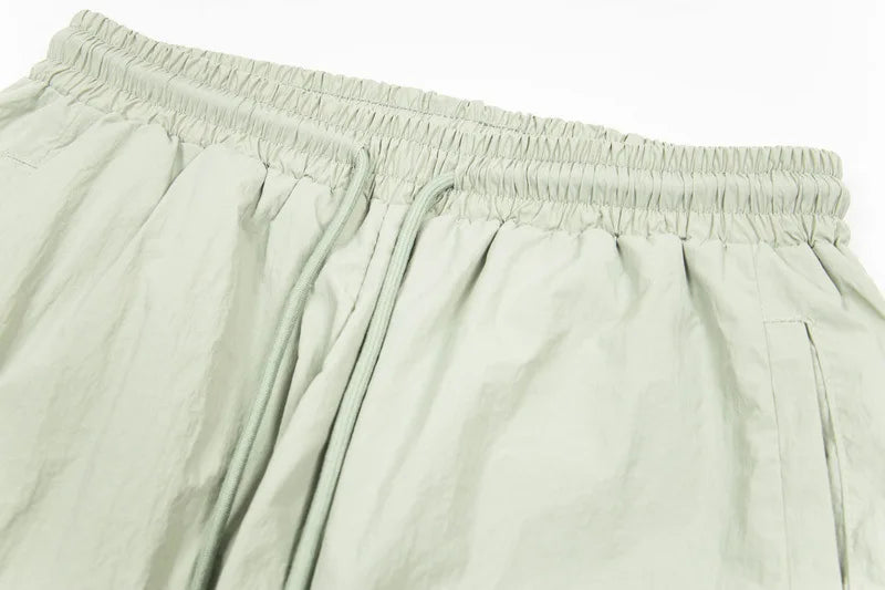 Trapstar Windproof Sport Color Block 3D Letter Embroidery Jacket Set Loose Zipper Outerwear Casual Long Pants Unisex