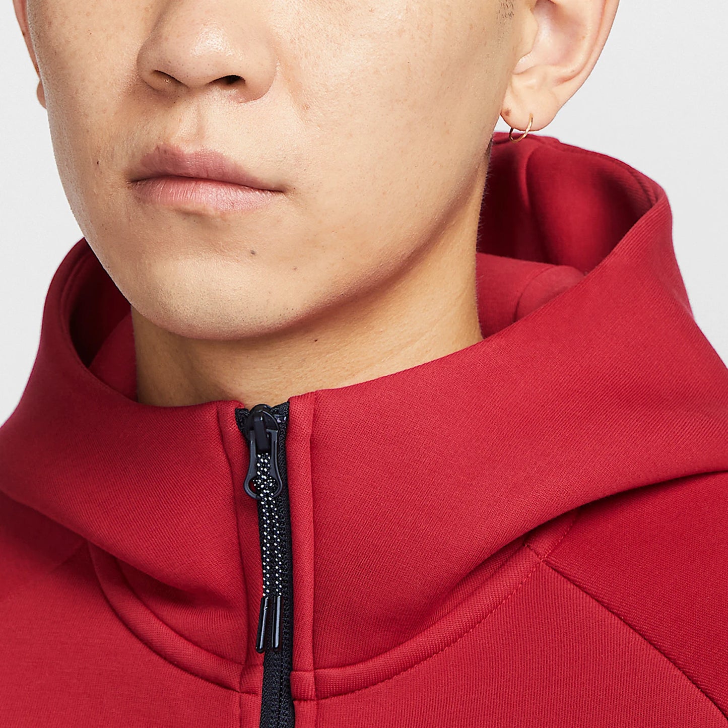 Nike Official Authentic Autumn New Men's Knitted Warm Hooded Patchwork Jacket HV0950-687