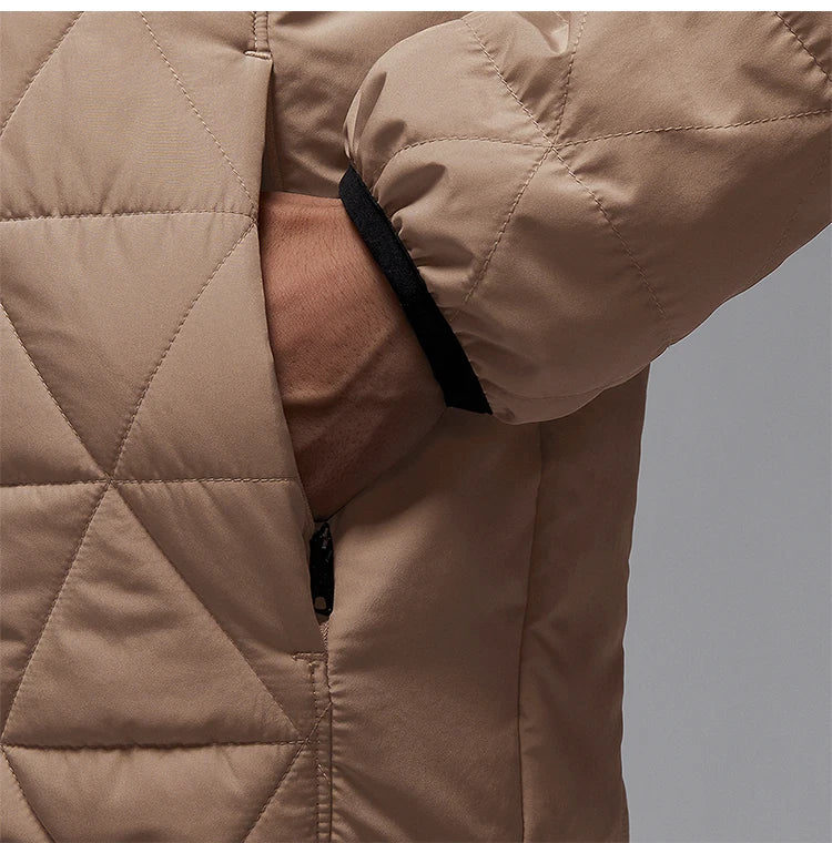 Nike official genuine Jordan winter new men's hooded warm cotton jacket FD2638-244