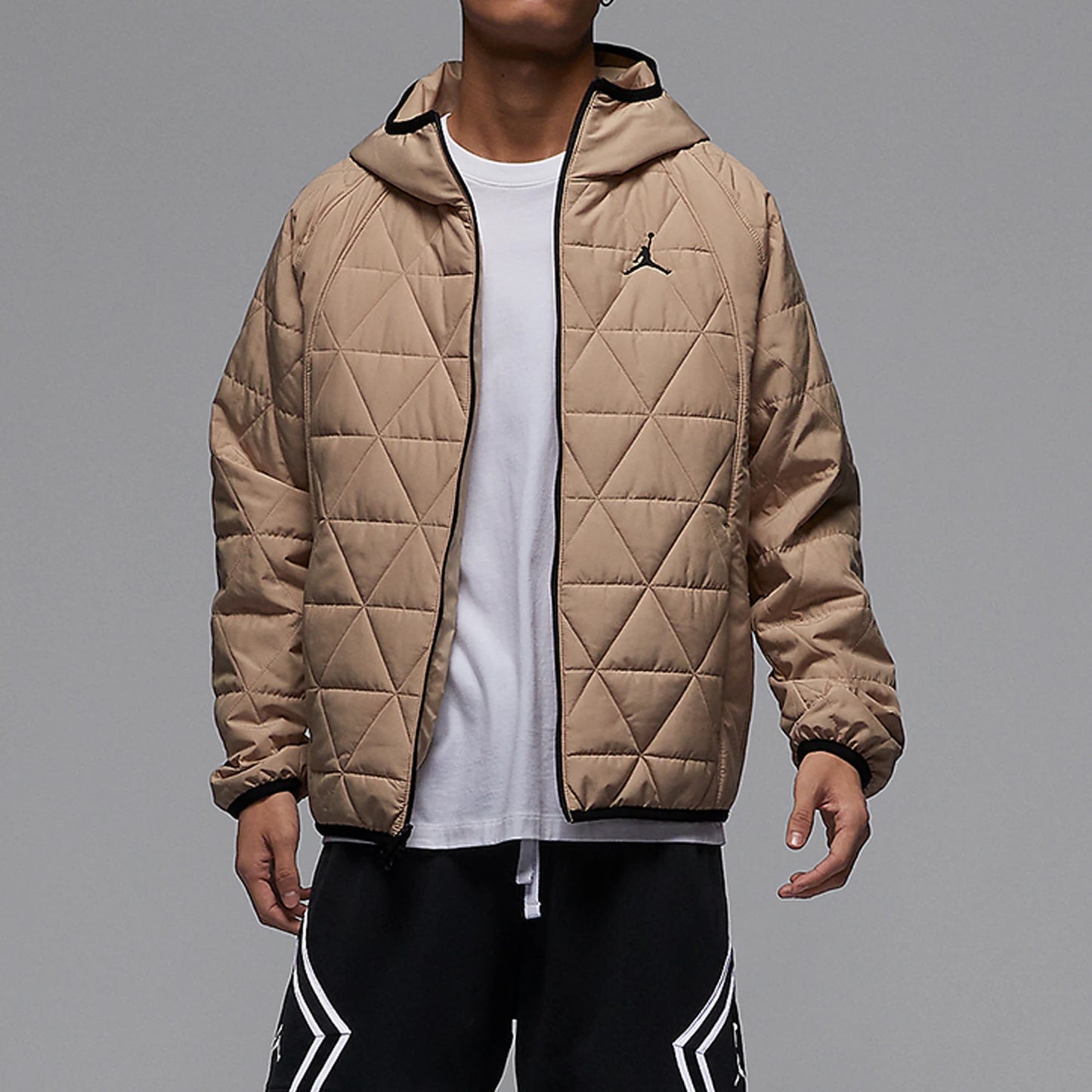 Nike official genuine Jordan winter new men's hooded warm cotton jacket FD2638-244